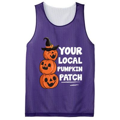 Your Local Pumpkin Patch Halloween Mesh Reversible Basketball Jersey Tank