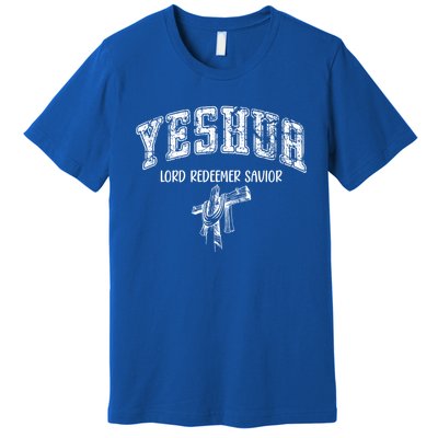 Yeshua Lord Redeemer Savior Christian Faith Savior Gift Premium T-Shirt