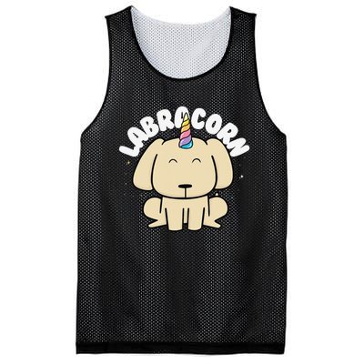 Yellow Labrador Retriever Unicorn Gift Mesh Reversible Basketball Jersey Tank