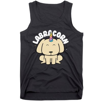 Yellow Labrador Retriever Unicorn Gift Tank Top