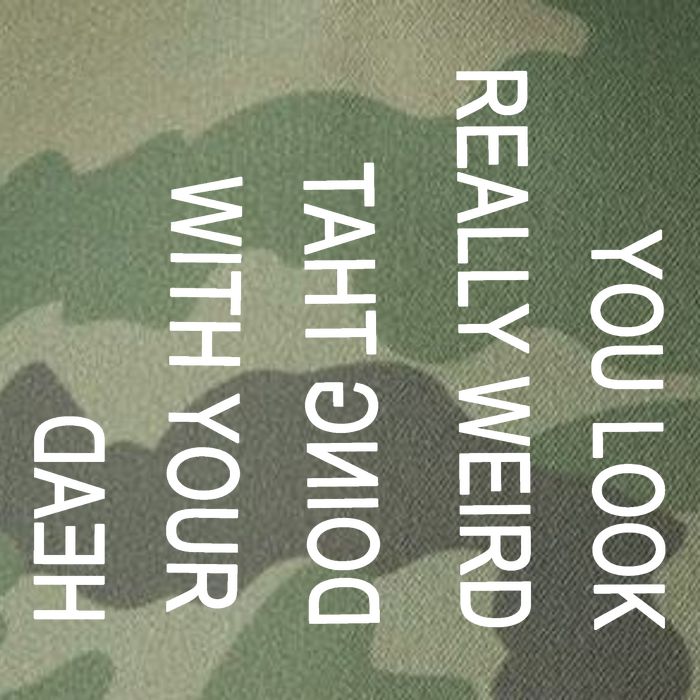 You Look Really Weird Doing That With Your Head Funny Text Legacy Tie Dye Trucker Hat