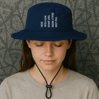 You Look Really Weird Doing That With Your Head Funny Text Bucket Hat
