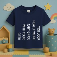 You Look Really Weird Doing That With Your Head Funny Text Toddler T-Shirt