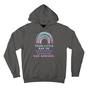 Your Little Ray Of Sarcastic Sunshine Has Arrived Hoodie