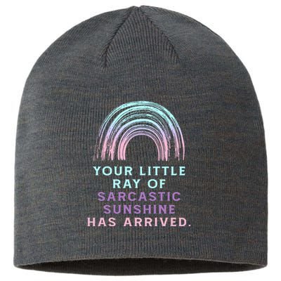 Your Little Ray Of Sarcastic Sunshine Has Arrived Sustainable Beanie