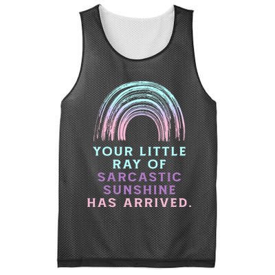 Your Little Ray Of Sarcastic Sunshine Has Arrived Mesh Reversible Basketball Jersey Tank