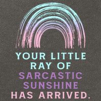Your Little Ray Of Sarcastic Sunshine Has Arrived Cotton Canvas Backpack