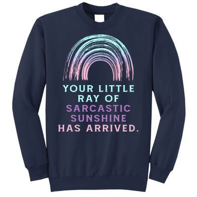 Your Little Ray Of Sarcastic Sunshine Has Arrived Sweatshirt