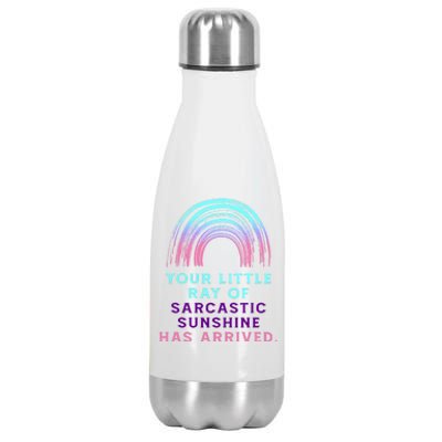 Your Little Ray Of Sarcastic Sunshine Has Arrived Stainless Steel Insulated Water Bottle