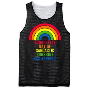 Your Little Ray Of Sarcastic Sunshine Has Arrived Mesh Reversible Basketball Jersey Tank