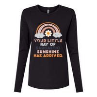 Your Little Ray Of Sarcastic Sunshine Has Arrived Womens Cotton Relaxed Long Sleeve T-Shirt