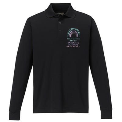 Your Little Ray Of Sarcastic Sunshine Has Arrived Performance Long Sleeve Polo