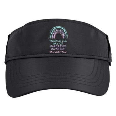 Your Little Ray Of Sarcastic Sunshine Has Arrived Adult Drive Performance Visor