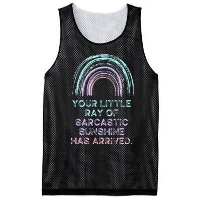 Your Little Ray Of Sarcastic Sunshine Has Arrived Mesh Reversible Basketball Jersey Tank