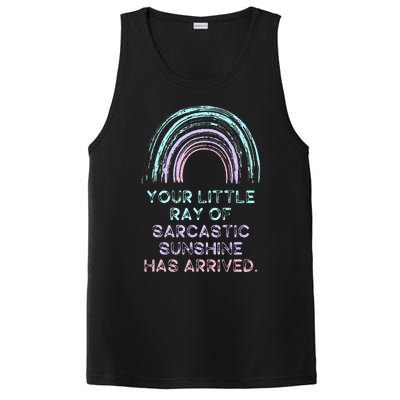 Your Little Ray Of Sarcastic Sunshine Has Arrived PosiCharge Competitor Tank