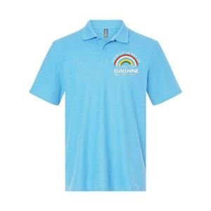 Your Little Ray Of Sarcastic Sunshine Has Arrived Softstyle Adult Sport Polo