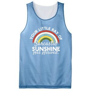 Your Little Ray Of Sarcastic Sunshine Has Arrived Mesh Reversible Basketball Jersey Tank