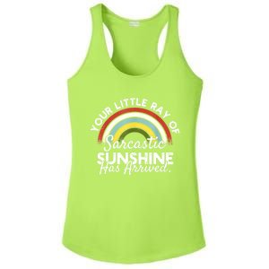 Your Little Ray Of Sarcastic Sunshine Has Arrived Ladies PosiCharge Competitor Racerback Tank