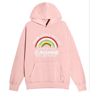 Your Little Ray Of Sarcastic Sunshine Has Arrived Urban Pullover Hoodie