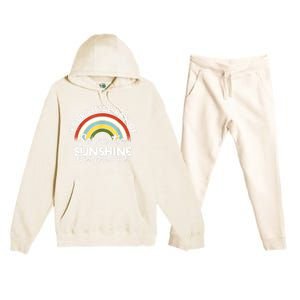 Your Little Ray Of Sarcastic Sunshine Has Arrived Premium Hooded Sweatsuit Set