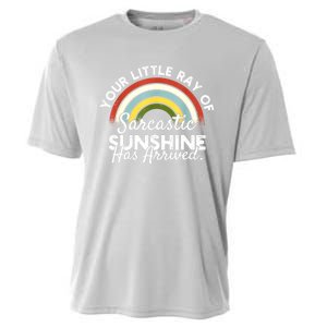 Your Little Ray Of Sarcastic Sunshine Has Arrived Cooling Performance Crew T-Shirt