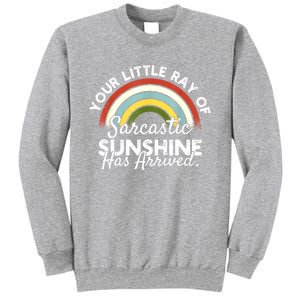 Your Little Ray Of Sarcastic Sunshine Has Arrived Sweatshirt