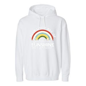 Your Little Ray Of Sarcastic Sunshine Has Arrived Garment-Dyed Fleece Hoodie