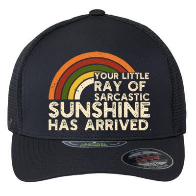 Your Little Ray Of Sarcastic Sunshine Has Arrived Flexfit Unipanel Trucker Cap