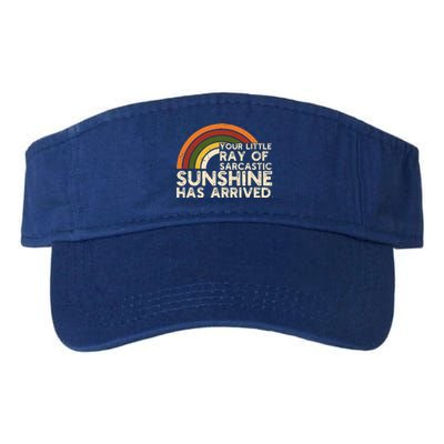 Your Little Ray Of Sarcastic Sunshine Has Arrived Valucap Bio-Washed Visor