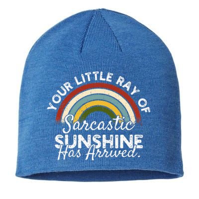 Your Little Ray Of Sarcastic Sunshine Has Arrived Sustainable Beanie