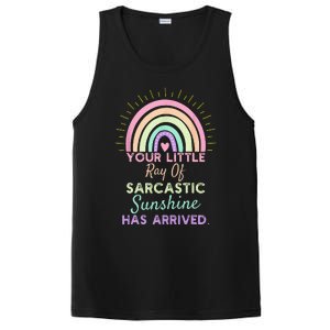 Your Little Ray Of Sarcastic Sunshine Has Arrived Sarcastic PosiCharge Competitor Tank