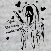 You Like Scary Movies Too V-Neck T-Shirt