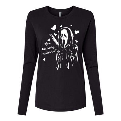 You Like Scary Movies Too Womens Cotton Relaxed Long Sleeve T-Shirt