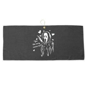 You Like Scary Movies Too Large Microfiber Waffle Golf Towel