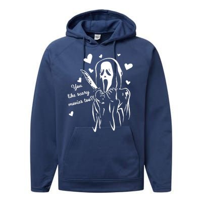 You Like Scary Movies Too Performance Fleece Hoodie