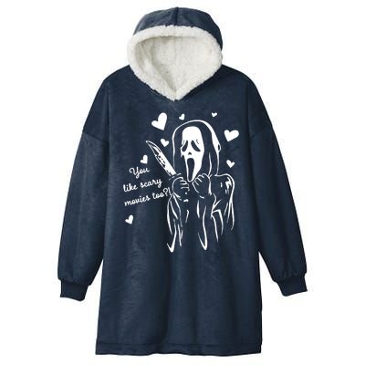 You Like Scary Movies Too Hooded Wearable Blanket