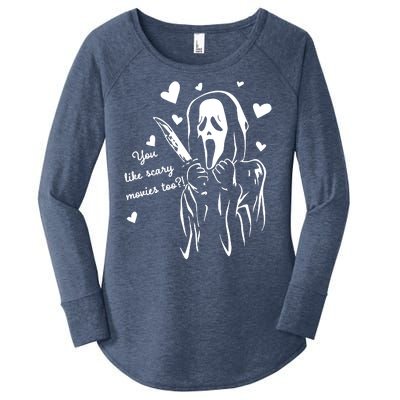 You Like Scary Movies Too Women's Perfect Tri Tunic Long Sleeve Shirt