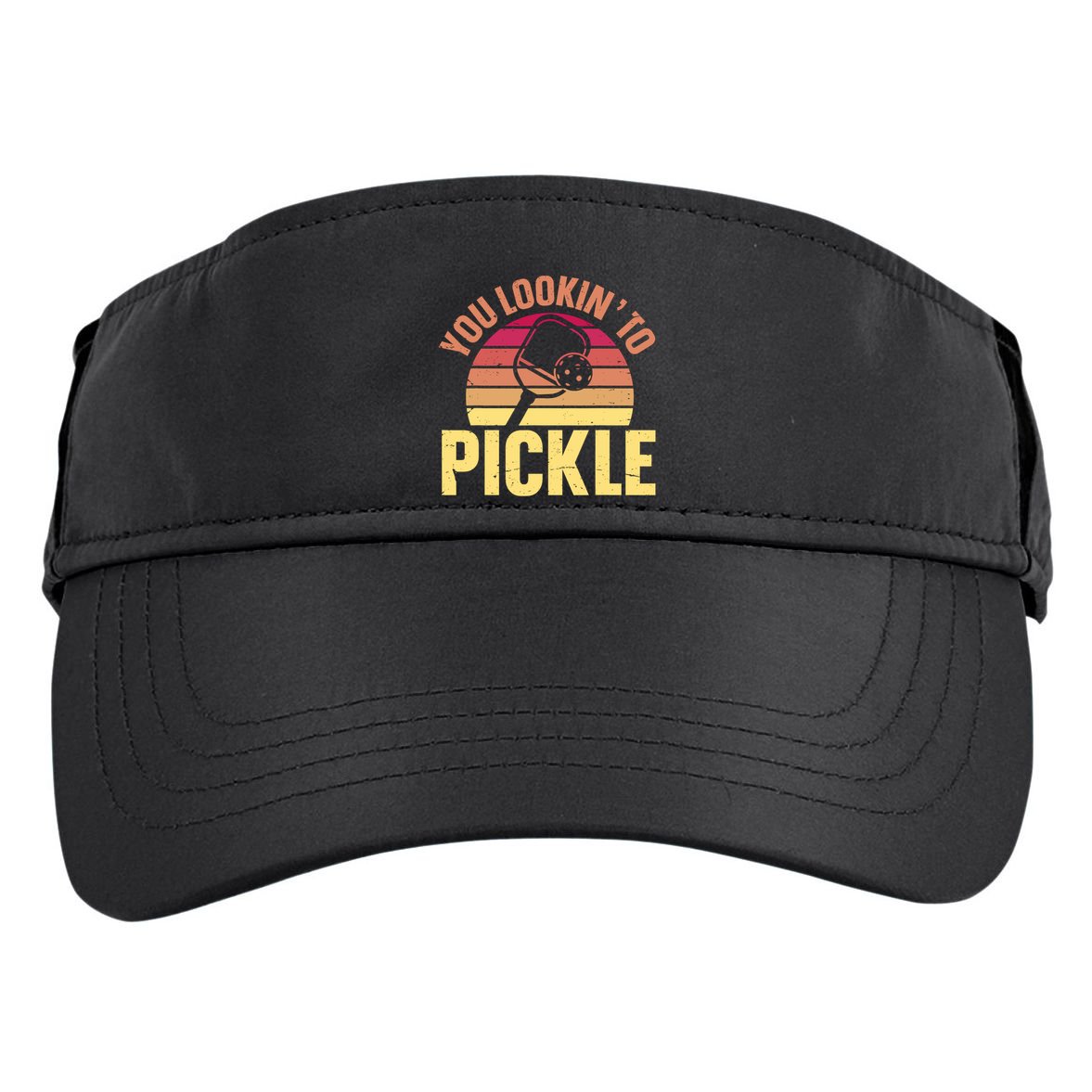 You Lookin To Pickle Funny Pickleball Lovers Adult Drive Performance Visor