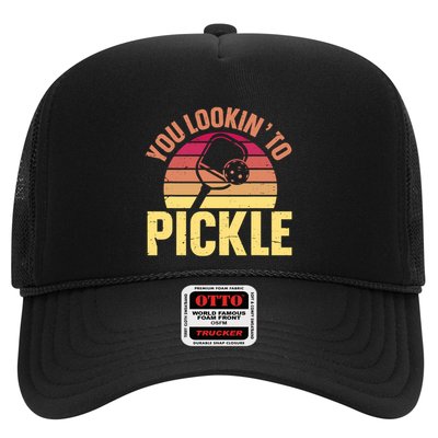 You Lookin To Pickle Funny Pickleball Lovers Trucker Hat