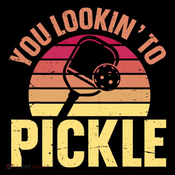 You Lookin To Pickle Funny Pickleball Lovers Women's V-Neck T-Shirt