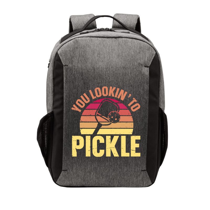 You Lookin To Pickle Funny Pickleball Lovers Vector Backpack