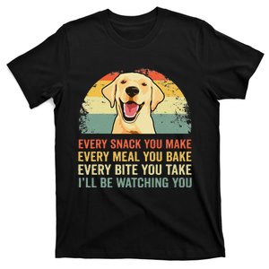 Yellow Labrador T Lab Dad Yellow Labrador Retriever T-Shirt