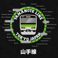 Yamanote Line Tokyo Commuter Loop Line Ladies PosiCharge Tri-Blend Wicking Tank