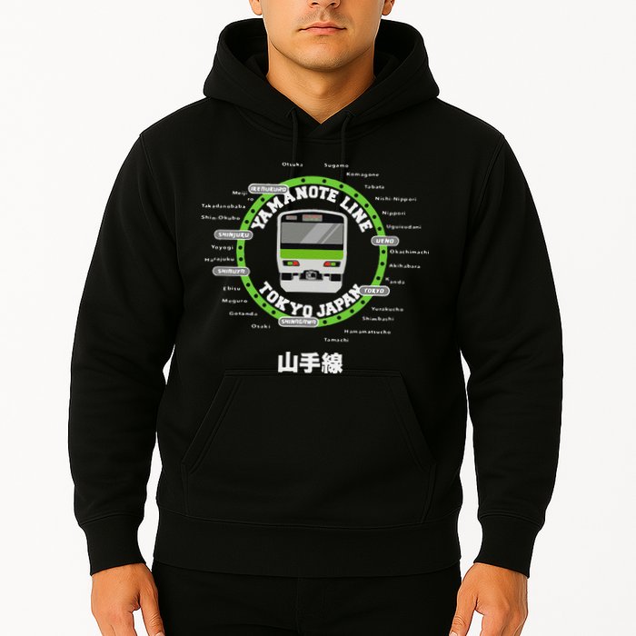 Yamanote Line Tokyo Commuter Loop Line Hoodie