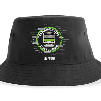 Yamanote Line Tokyo Commuter Loop Line Sustainable Bucket Hat