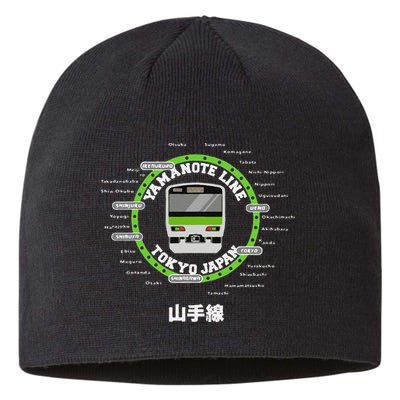 Yamanote Line Tokyo Commuter Loop Line Sustainable Beanie