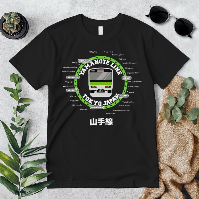 Yamanote Line Tokyo Commuter Loop Line Premium T-Shirt
