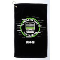 Yamanote Line Tokyo Commuter Loop Line Golf Towel