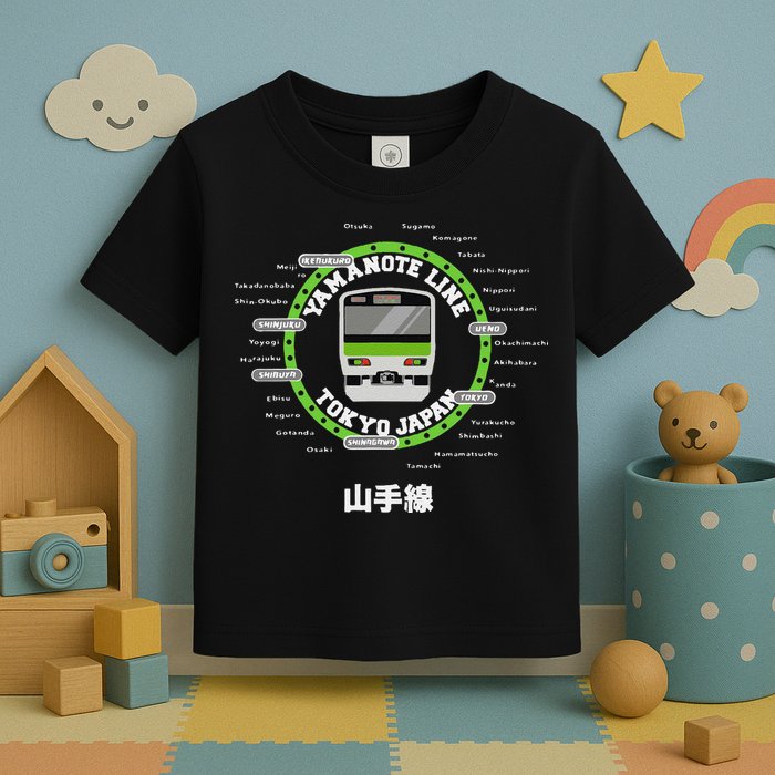 Yamanote Line Tokyo Commuter Loop Line Toddler T-Shirt