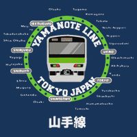 Yamanote Line Tokyo Commuter Loop Line Infant Baby Jersey Bodysuit